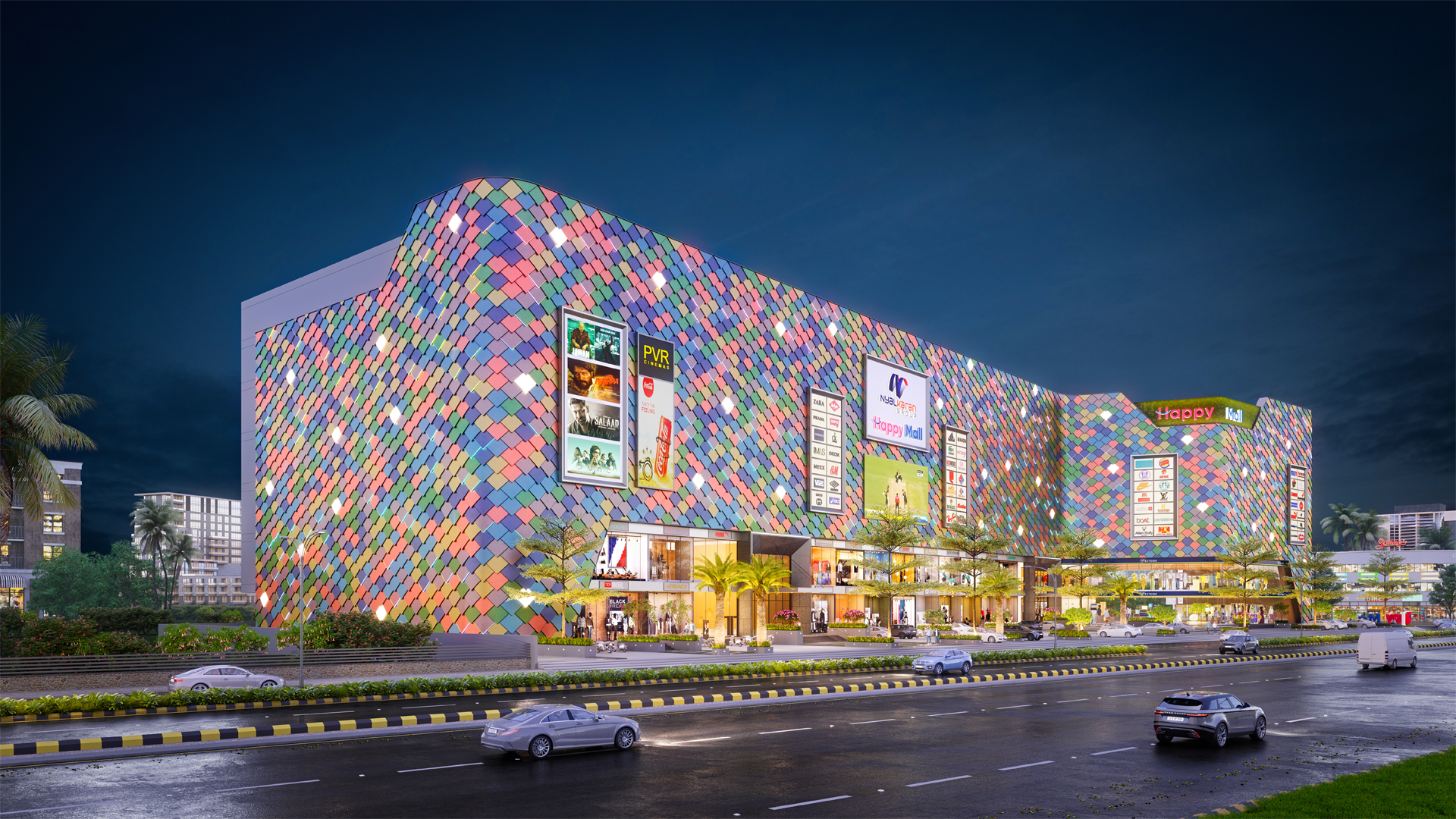 largest mall in Vadodara - Happy Mall