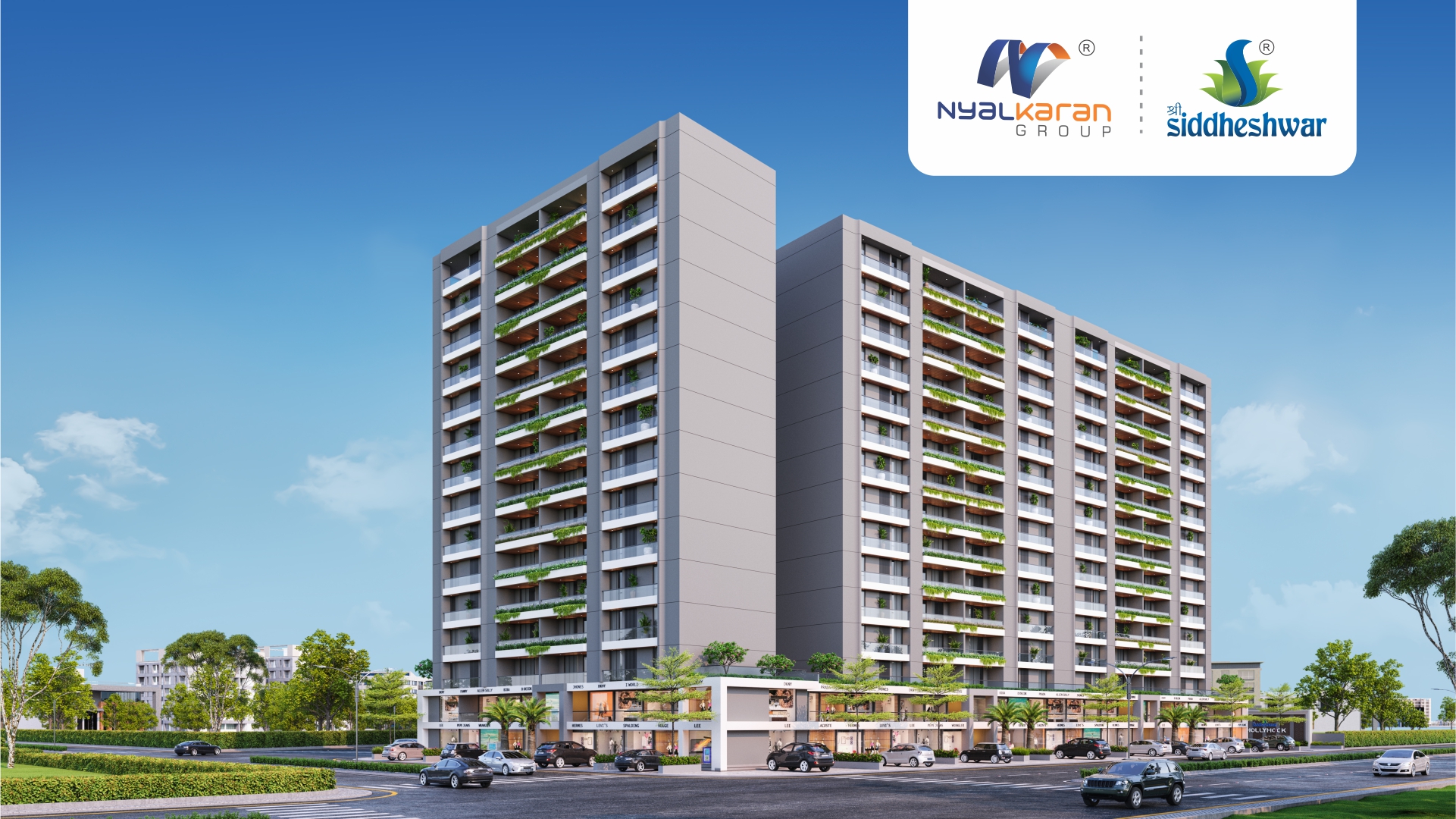 3BHK or 4BHK flats in Vadodara