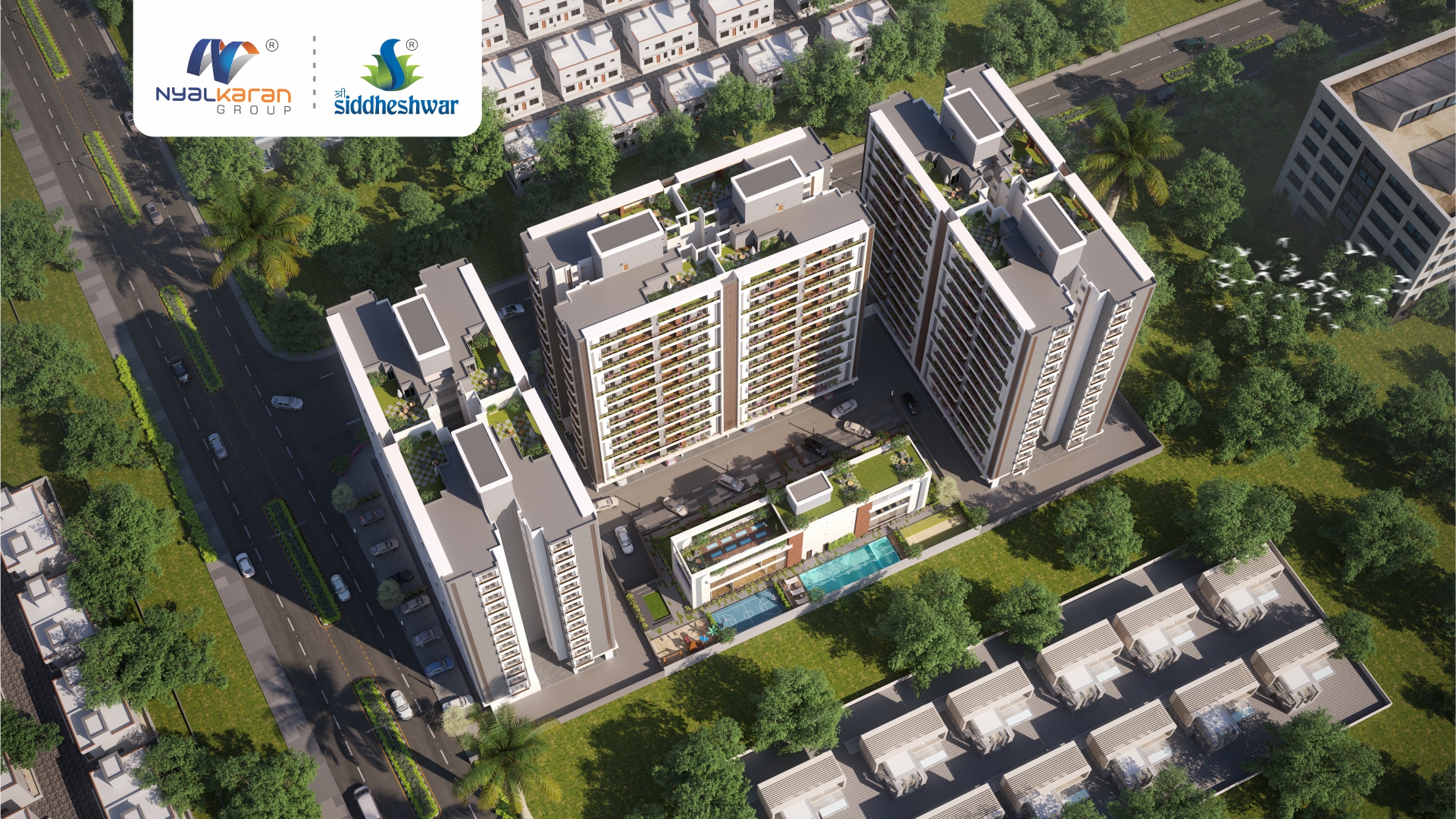 Luxury 4 BHK penthouse in Vadodara with spacious interiors and premium lifestyle amenities