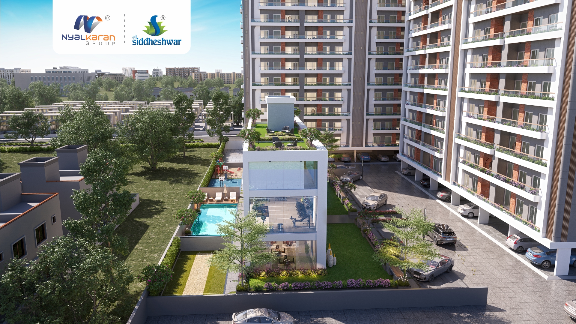 luxury 3 BHK flats and penthouses on Waghodia Road, Vadodara