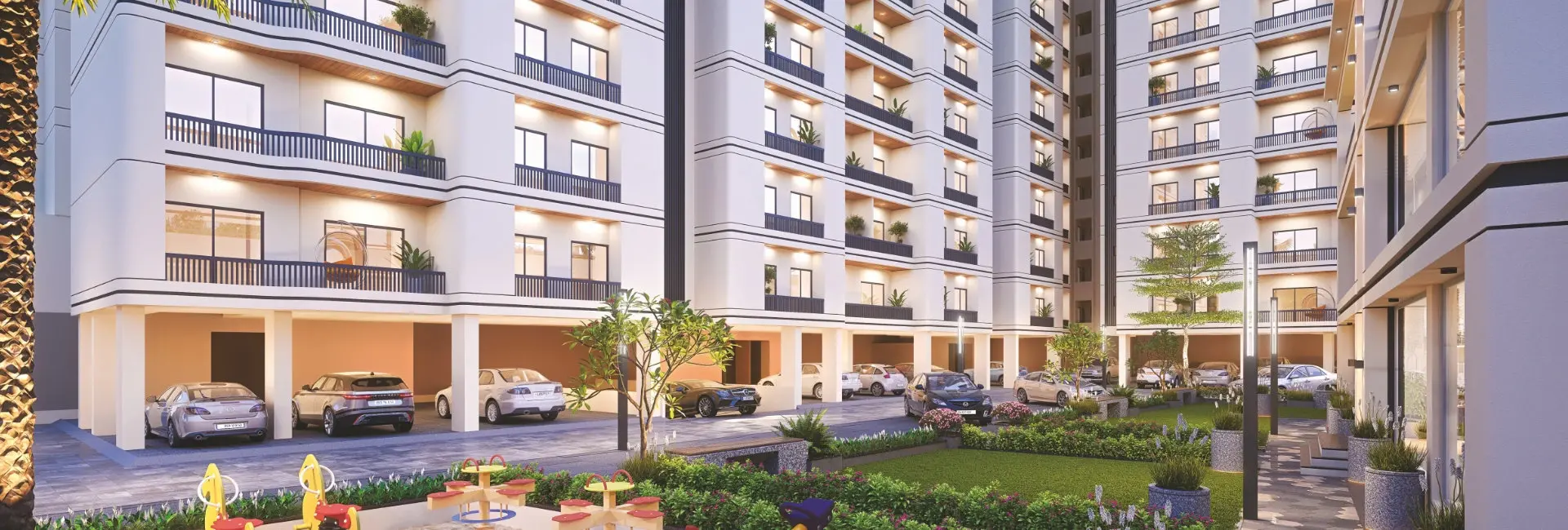 Shops, Flats and Penthouse in Vadodara - Shree Siddheshwar Happylife