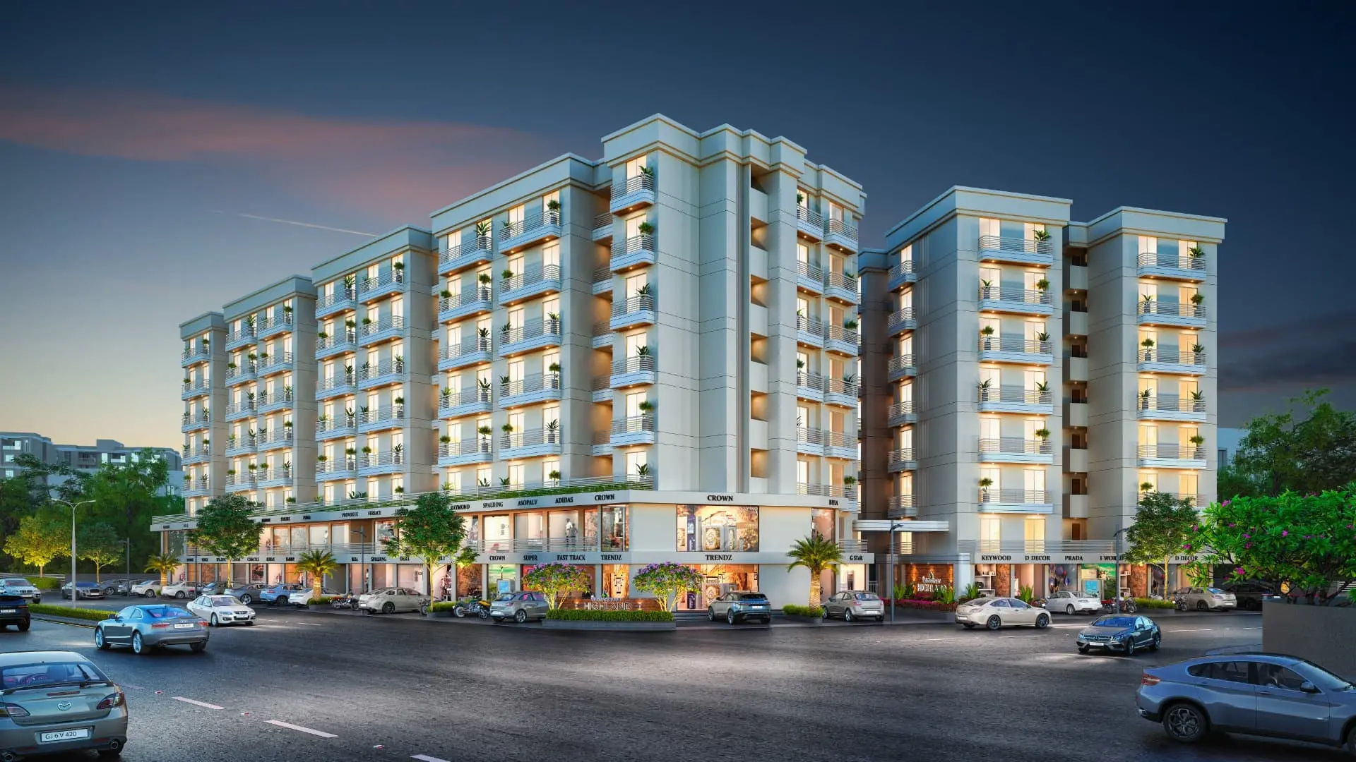 759 sq ft 3 BHK 3T Apartment for Sale in Shree Infra Goa Shivam Highview  Waghodia Vadodara