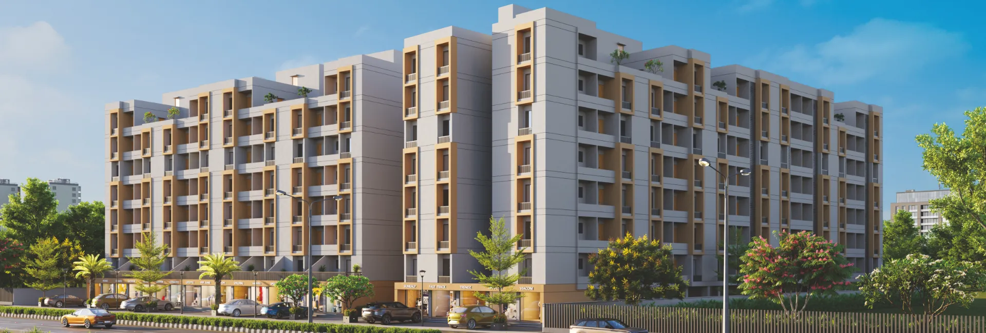 Shops in bapod, Vadodara - Shree Siddheshwar Hillcrest