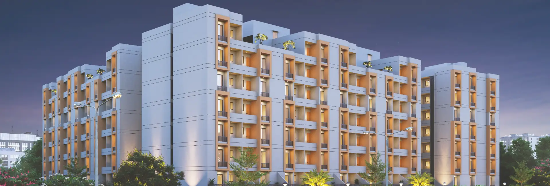 Shop, 2 & 3 Bhk flats in Vadodara - Shree Siddheshwar Hillcrest