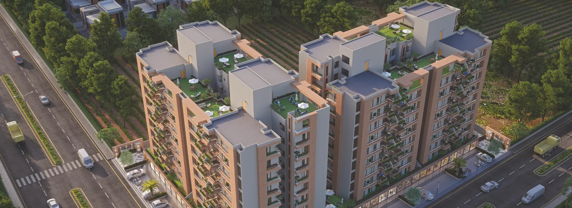 Penthouses in Sama Savli Road, Vadodara