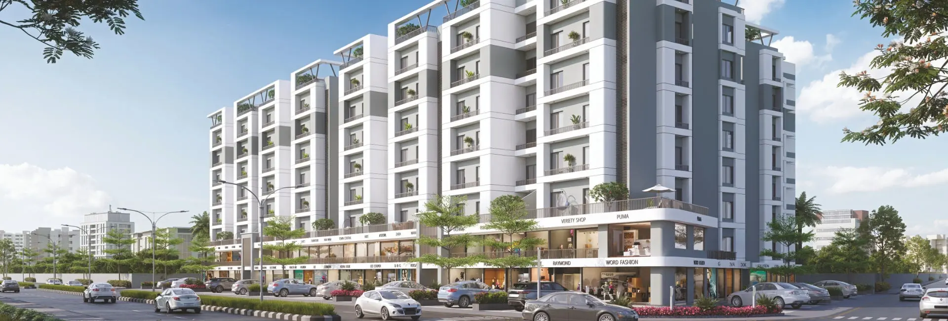 2bhk & 3bhk Flats and Shops in Kapurai chokdi Vadodara - Shree Siddheshwar Hometown 